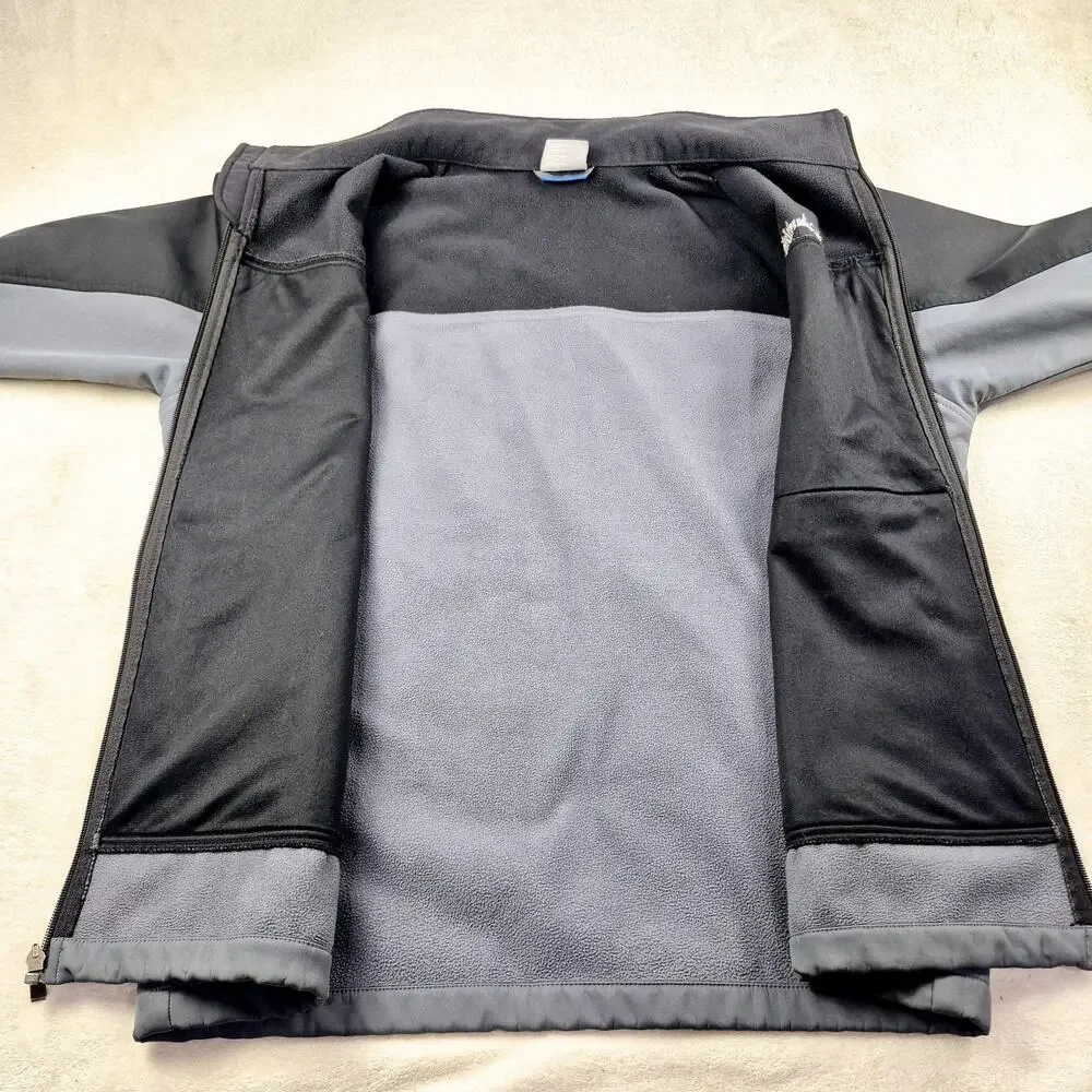 Columbia Men's Cruiser Valley Softshell Jacket Size Large Fleece-lined Defects